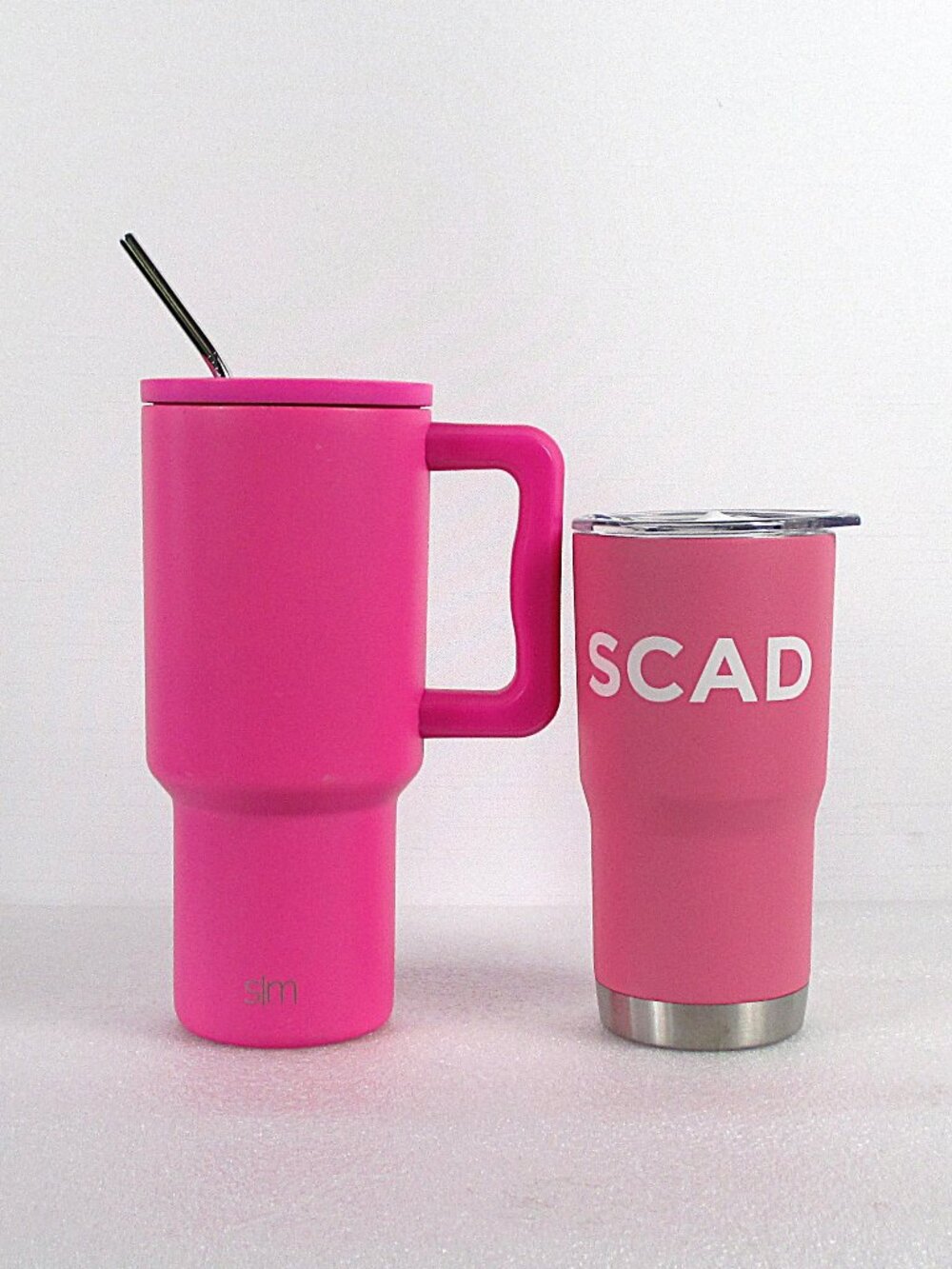 BUNDLE OF 2 PINK DRINKS TUMBLERS ☀️